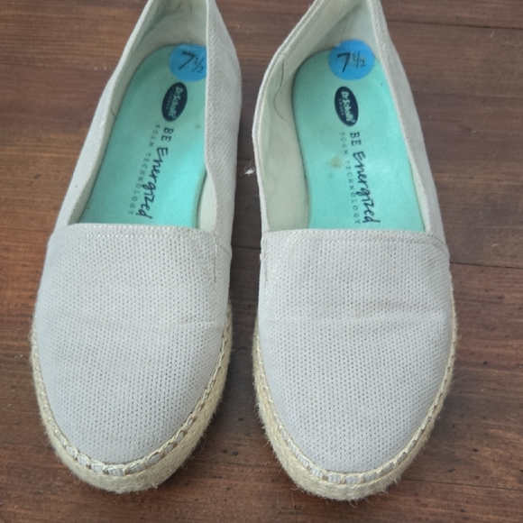 Dr. Scholl's Gray Espadrille Slip-Ons with Minimalist Design - Picture 3 of 7